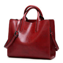 Vintage Genuine Leather Bags Women Messenger Bags High Quality Oil Wax Female Leather Handbags Ladies Shoulder Bag 2019 New C836 2024 - buy cheap