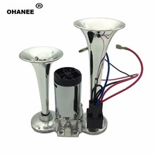 OHANEE 12v Air Horn Compressor Powerful Durable claxon moto klakson for Car Boat Truck Dual Tone Trumpet Ultra Loud Kit 2024 - buy cheap