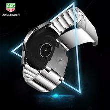 Ремешок для часов Samsung Galaxy, металлический ремешок из нержавеющей стали, Gear S3, классический, для huawei Watch 2 Pro, huami amazfit 2024 - купить недорого