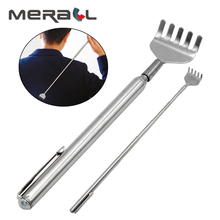 Adjustable Back Scratcher Stainless Steel Back Massage Telescopic Anti Itch Claw Massager Massage Tools For Elders Health Care 2024 - купить недорого