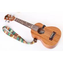 Ethnic Style Ukulele Strap Thermal Transfer Ribbon Guitar Belt Instrument Guitar Accessories 2024 - buy cheap