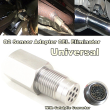 Universal O2 Sensor CEL Eliminator Adapter Spacer With Catalytic Converter 180 Degree CEL Check Engine Light Fix 2024 - buy cheap
