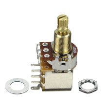 FLEOR Push Push Potentiometer A250K Audio Taper Tone Control Copper Long Split Shaft Pot for Guitar Bass (No Pull Anymore) 2024 - buy cheap