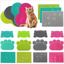 Brand New Pet Dog Puppy Cat Feeding Mat Pad Cute PVC Bed Dish Bowl Food Feed Placement 4 Shapes Pads 2024 - buy cheap