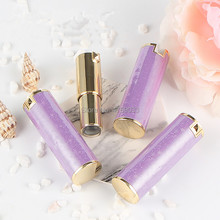 10/30/50pcs Purple Round 12.1mm Empty Lipstick Tubes DIY Refillable Lip Gloss Lip Balm Containers Cosmetic Tool Free Shipping 2024 - buy cheap