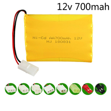 (H model) 12v 700mah NICD Battery 12v Ni-CD battery pack for RC toy Car Boat GUN TANK Truck Trains RC toy model AA Battery 1pcs 2024 - buy cheap