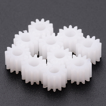 10pcs 1012DF 12 Teeth Plastic Gear D Shape Hole 3mm  Plastic Gear M0.5 Toy Gear For N20 D-Axis DIY Car Robot Motor 2024 - buy cheap