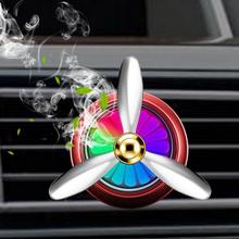 Led Light Car Air Conditioning Outlet Fan Perfume Aromatherapy Car Air Freshener Car Fragnance Clip Decoration 2024 - buy cheap