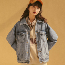 Spring Autumn Bomber Denim Jacket Women 2019 New Hot Wild Lapel Jeans Basic Coat Harajuku Fashion Streetwear Chaqueta Mujer H198 2024 - buy cheap