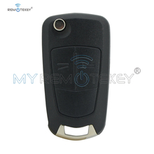 Remtekey 736 743-A складной ключ 433 МГц 2 кнопки ID46 чип HU100 лезвие для Opel astra zafira 2004 2005 2006 2007 2008 2009 2024 - купить недорого