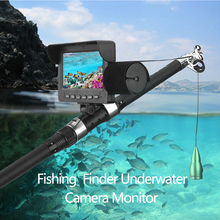 Outlife Ночное видение Рыбалка Камера светодиодный 15 метровый кабель 1000TVL 4,3 дюймов ЖК-дисплей монитор Рыболокаторы подводный IP68 водостойкий эхолот 2024 - купить недорого