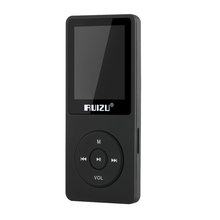 RUIZU X02 8 ГБ 1,8 дюйма MP3 MP4 плеер HiFi без потерь качество звука Стоп Часы Ультратонкий музыкальный плеер TF карта FM радио Запись электронная книга 2024 - купить недорого