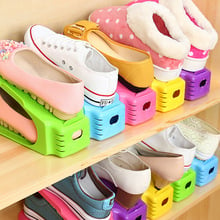 Organizadores multicoloridos para sapatos, 1 peça, loja, economizador de espaço, armazenamento, organizador 2024 - compre barato
