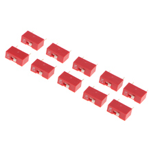 Baoblaze-Interruptor de deslizamiento rojo, 10 piezas, 2,54mm, 1 2 3 4 5 6 8 2024 - compra barato