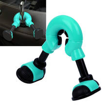 1PCS Car Headrest Hook Seat Back Hanger ABS Car Organizer Cute Design Auto Fastener Clip Bottle Bag Holder 2024 - buy cheap