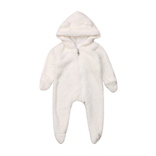 Recién Nacido bebé niña niño borroso con capucha de manga larga mono traje ropa 0-24 M 2024 - compra barato