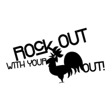 15*8.5cm Rock Out With Your Cock Out Sticker Decal Funny Cool Graphics Vinyl Car Wrap  Window Bumper Car Stickers 2024 - buy cheap