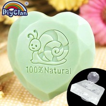 Snail Pattern Soap Stamp Transparent Handmade 100% Natural Soap Making Seal Resin Acrylic Chapters Custom 2024 - buy cheap