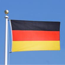 Bandeira da alemanha para decoração de casa, bandeira do escritório, faixas impressas em poliéster, 90x150cm, envio rápido 2024 - compre barato