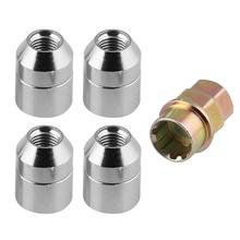 M12x1.5 Wheel Lock Lug Nuts 4 Anti Theft Locking Nuts+1 Key Set Universal Tool 2024 - buy cheap
