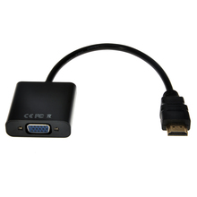 Kebidu-cable adaptador VGA compatible con HDMI 1080P, convertidor todo en uno para PC, tableta, portátil, de escritorio a proyector de monitor HDTV 2024 - compra barato