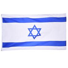 Флаг Израиль 3*5 футов. Большой полиэфирный флаг, 90х150 см, большой баннеры, флаг Isreal, флаг, баннер для украшения дома, праздника 2024 - купить недорого
