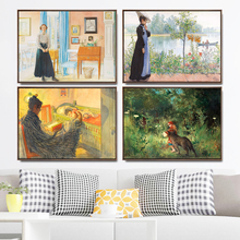 Cuadros artísticos de pared para decoración del hogar, lienzo impreso de póster para sala de estar, pinturas de paisaje de Suecia, Charles Larsson 2 2024 - compra barato
