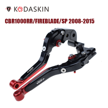 Kodaskin esquerda e direita folding extensíveis alavancas de embreagem do freio para honda cbr1000rr/fireblade/sp 2008-2015 2024 - compre barato