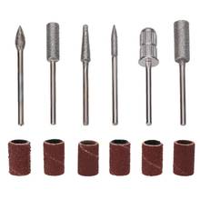 12pcs/set Nail Drill Bits Electric Nail File Cuticle Cutter Tips Clean Burr Sander Manicure Nail Sanding Bands DIY Manicure Tool 2024 - buy cheap