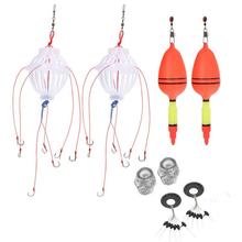 1 Set Carp Fishing Float Bobber Sea Monster with Strong Explosion Hooks Size 9/10/11/12/13# Fishing Tackle Sets 2024 - buy cheap