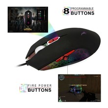 Wired Gaming Mouse Professional Cool Computer Gamer Mice For LOL DOTA2 Laptop PUBG 8 Buttons 4000DPI Optical Game USB LED Mause 2024 - buy cheap