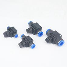 Fit Tube O/D 4/6/8/10/12mm Pneumatic Hand Shut off Valve Push In Connector Quick Release Air Fitting 0.8 Mpa 2024 - buy cheap