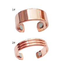 Moda magnética abertura anéis cuidados de saúde anel punk dedo ímã anel ajustável para mulher jóias masculinas 2024 - compre barato