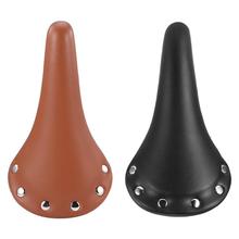 Bicycle Saddle Leather Soft Bike Seat Cover Mat Cycling Bike Saddle Cushion Cycling Saddle Bike Saddle Racing Seat for MTB Bike 2024 - buy cheap