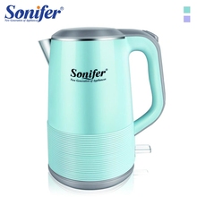 1500W 1.7L Stainless Steel Electric Kettle Colorful Household Kitchen Quick Heating Electric Boiling Teapot Pot 220V Sonifer 2024 - buy cheap