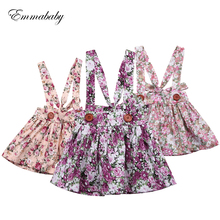 Emmababy 2019 Newborn Toddler Baby Girls Floral Party Princess Bib Strap Skirt Outfits Summer Clothes 0-4T 2024 - buy cheap