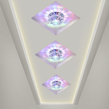 3W Crystal LED Ceiling Lights Aisle Lights Corridor Entrance Hall Ceiling Lustre Lamp AC85-240V Living Room Lamp Bedroom Lamp 2024 - buy cheap