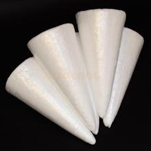 MagiDeal 5 Pieces Polystyrene Foam Unfinished Blank Christmas Tree Cone Shape Styrofoam Foam for Modeling Craft Projects 150 mm 2024 - buy cheap