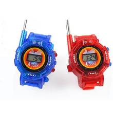 2PCS Hot Selling Way Radio Walkie Talkie Kids Spy Wrist Watch Gadget Toy Interphone Toy Portable Mini Watches Interactive Toy 2024 - buy cheap