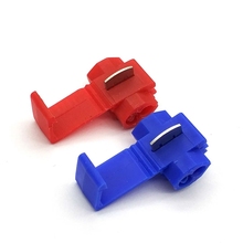 Terminal de crimpado de empalme rápido G14 18-14 AWG, conector de cable duro suave 0,75-2,5, azul y rojo, 10 Uds., 802P3 2024 - compra barato