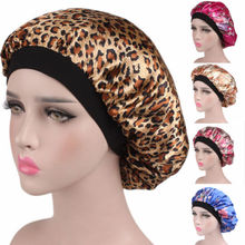 Long Hair Care Women Fashion Satin Bonnet Cap Night Sleep Hat Silk Cap Head Wrap 2024 - buy cheap