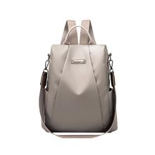 Bolso escolar antirrobo para mujer, mochila de estudiante de nailon, a la moda, totalmente combinable, pequeña, antirrobo 2024 - compra barato