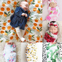 PUDCOCO Hot  Fashion Soft Baby Infant Newborn Boy Girl  Floral Swaddle Wrap Blanket Lovely Sleeping Bag Cloth 2024 - buy cheap