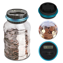 PPYY NEW -Electronic Digital Coin Counter Automatic Money Counting Jar Saving Piggy Bank 2024 - buy cheap