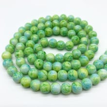 4/6/8/10mm Double Colors Glass Beads Round Loose Spaced Beads For Jewelry Making DIY Charms Jewelry Beads YBP310 2024 - buy cheap