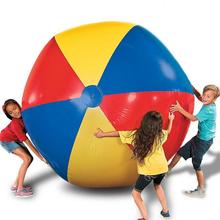 180cm/100cm/150cm inflável gigante bola de praia voleibol colorido adulto crianças ao ar livre bola jardim da família gramado festa de praia brinquedo 2024 - compre barato