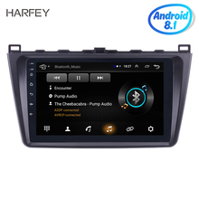 Harfey 9 Inch Android 8.1 2DIN Car Radio For Mazda 6 Rui wing 2008 2009 2010-2014 car Multimedia Player GPS Navigation Head Unit 2024 - buy cheap