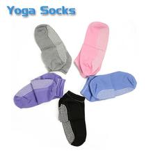 1 Pair Yoga Socks Sports Anti-slip Cotton Socks Unisex Black White Gray Blue Purple Pink Candy Socks One size (35-39) 2024 - buy cheap