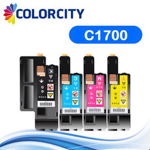 1color COLORCITY compatible toner cartridge c1700 replacement for Epson AcuLaser C1700 C1750 CX17 CX17NF C 1700 1750 printer 2024 - buy cheap