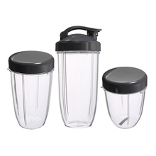 EAS-3Pcs Replacement Cups 32 Oz Colossal +24 Oz Tall +18oz Small Cup+3 Lids For Nutribullet Fruit Juicer Parts Kitchen Appliance 2024 - buy cheap